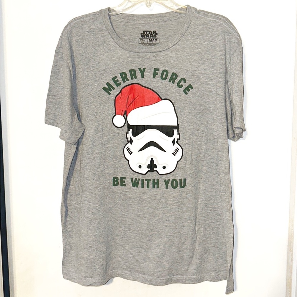 Star Wars Gray Merry Force Tee
